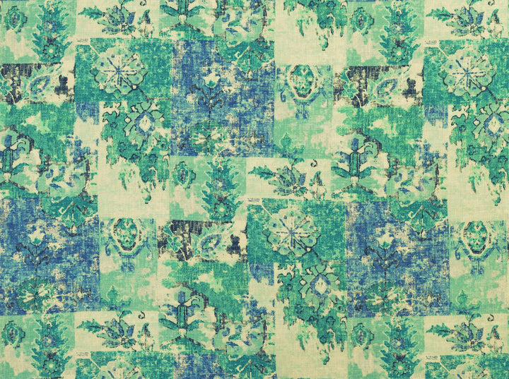 Padma Dream Blue 511 by Covington Designer Fabric our website for purchase 75% Cotton, 25% Linen Pakistan 20000 Horizontal: 27" and Vertical: 27" 56" - Swanky Fabrics -