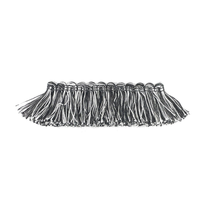 Papermoon Brush Fringe 1 Domino by Stout Trim Stout Trim Papermoon Brush Fringe 1 DominoTrim BEACH GROVE TRIM 100%SDA CHINA </p><p>Repeat: H: 0.000, V: 0.000 1.5 in - Fabric Carolina -