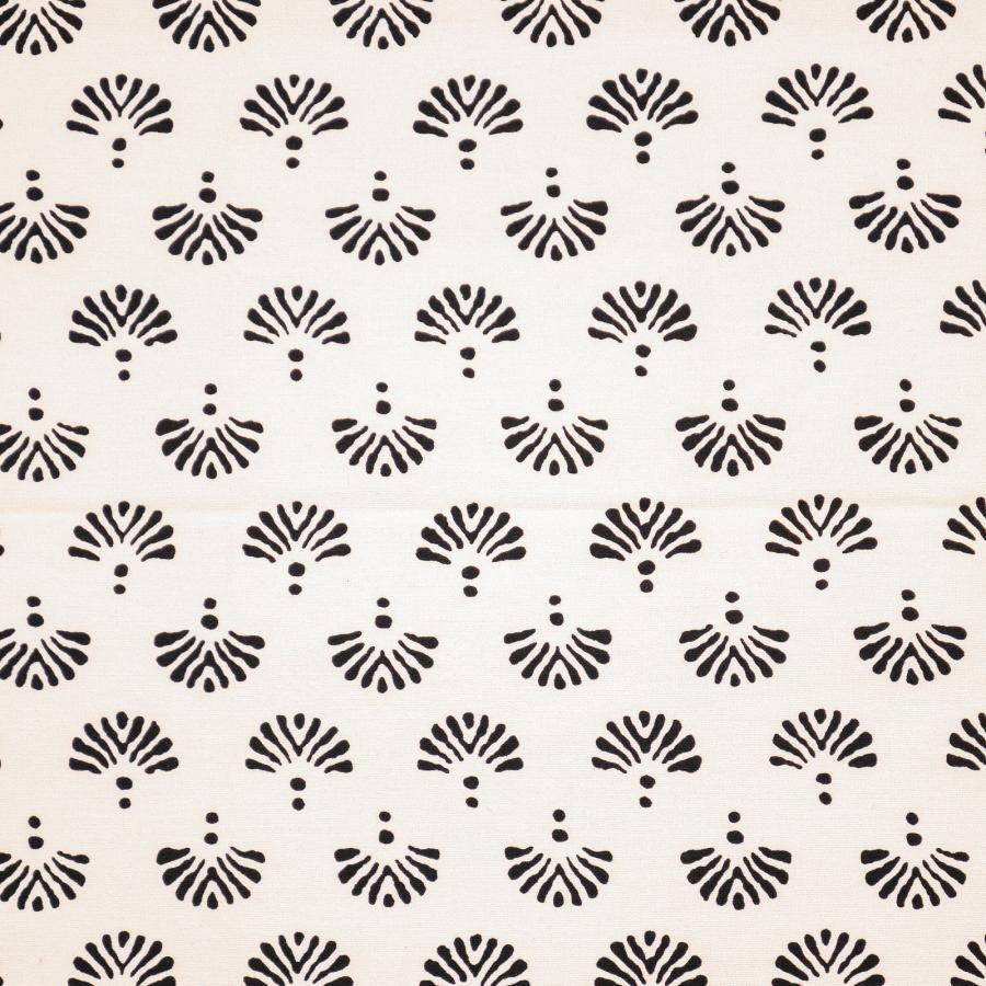 Popinjay # 203 Domino by Maxwell Designer Fabric Color Theory-Vol. Ix Marble 100% COTTON SPAIN V-6.8" H-13.5" 54" - Swanky Fabrics -