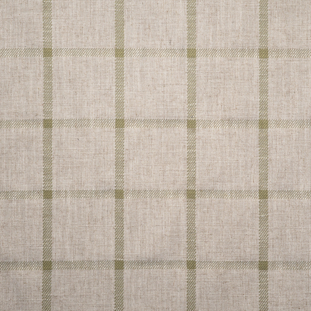 Pinecrest # 707 Fern by Maxwell Designer Fabric Stripes & Checks Iv 68% POLYESTER 18% LINEN 14% RAYON INDIA V-3.5" H-3.4 54" - Swanky Fabrics -