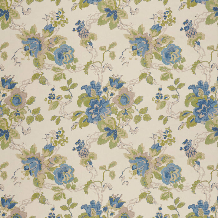 Parnham Cornflower/Lime by Lee Jofa Wallcovering Lee Jofa Wallcovering Parnham Cornflower/LimeWallcovering BLITHFIELD CELLULOSE - 100% United Kingdom </p><p>Repeat: H: 25, V: 28 51.5 - Fabric Carolina -