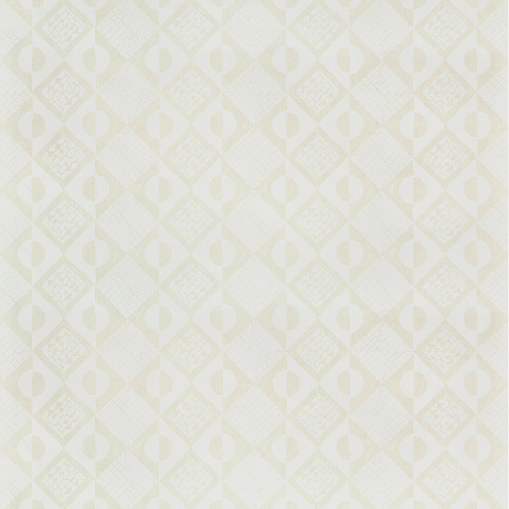 Circles And Squares Wp Off White by Lee Jofa Designer Wallcovering BLITHFIELD CELLULOSE - 100% United Kingdom - Horizontal: 13.4 and Vertical: 27.2 53.5 - Swanky Fabrics -