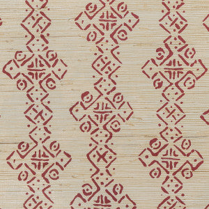 Mali Grasscloth Ruby by Lee Jofa Designer Wallcovering
