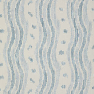 Ikat Stripe Wp Pale Blue PBFC-3531.1115.0 By Lee Jofa Designer Wallcovering