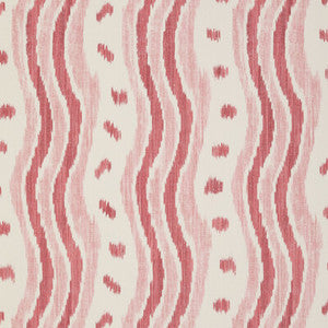 Ikat Stripe Wp Coral PBFC-3531.917.0 By Lee Jofa Designer Wallcovering