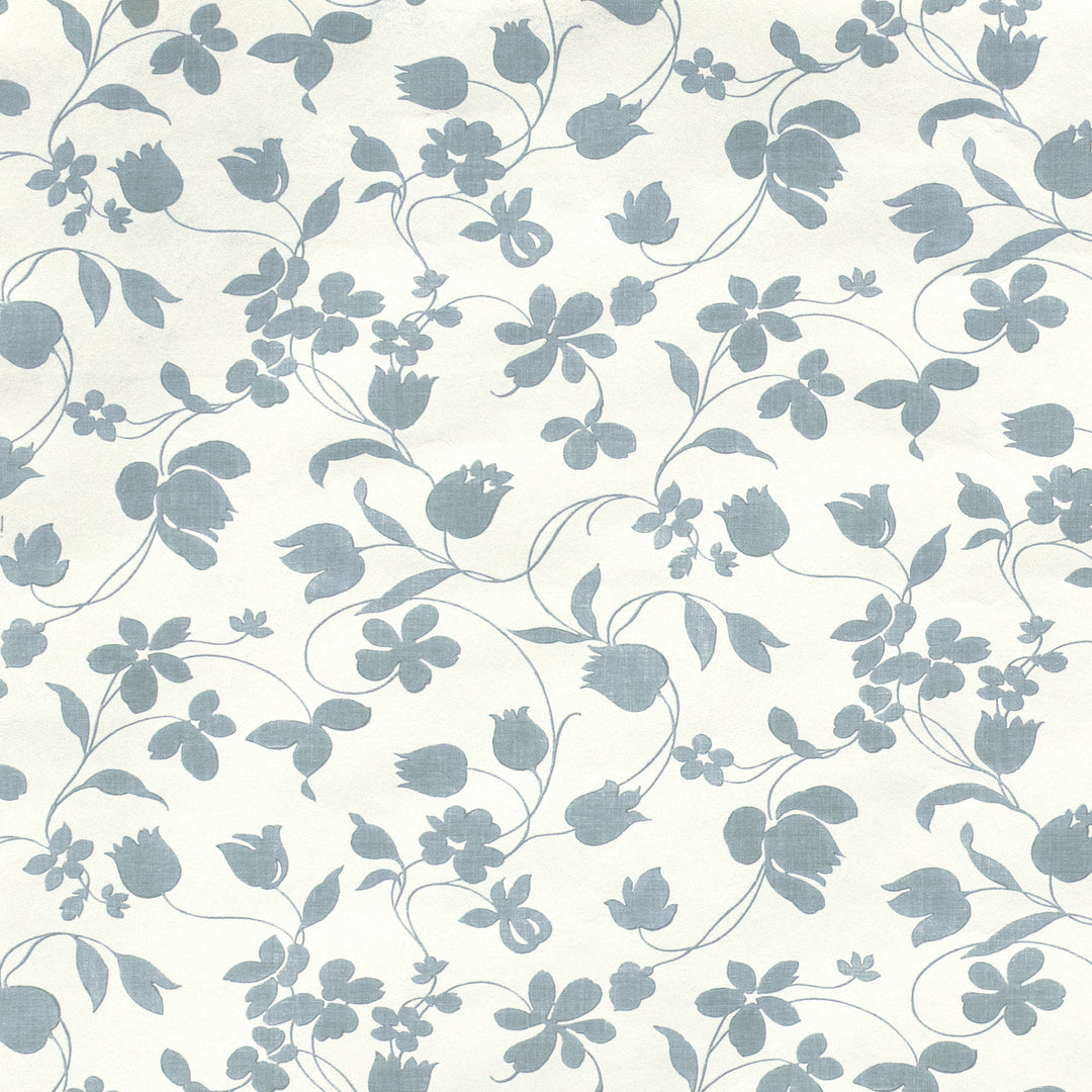 Mayfield Wallpaper - Blue PBFC-3536.15.0 by Lee Jofa Designer Wallcovering