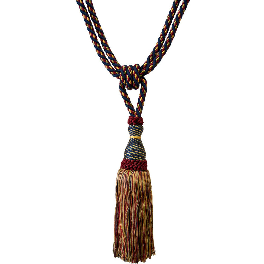 Pennant 9 Navy by Stout Designer Trim Art Of Design Trim Accessories 57% Spun Viscose 43% Cotton CHINA Horizontal: 0 and Vertical: 0 11 in - Swanky Fabrics -