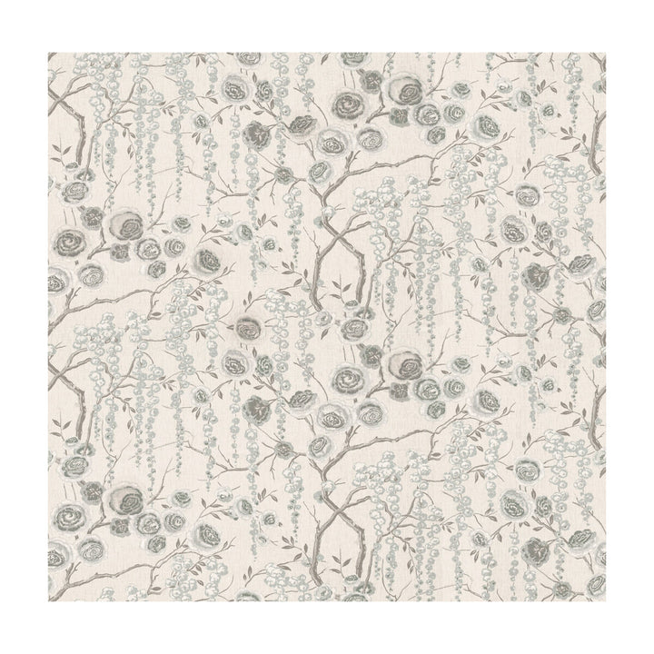 Peonytree Silver by Kravet Basics Designer Fabric SARAH RICHARDSON HARMONY LINEN - 100% China MEDIUM Horizontal: 54.5 and Vertical: 27 54.5 - Swanky Fabrics -