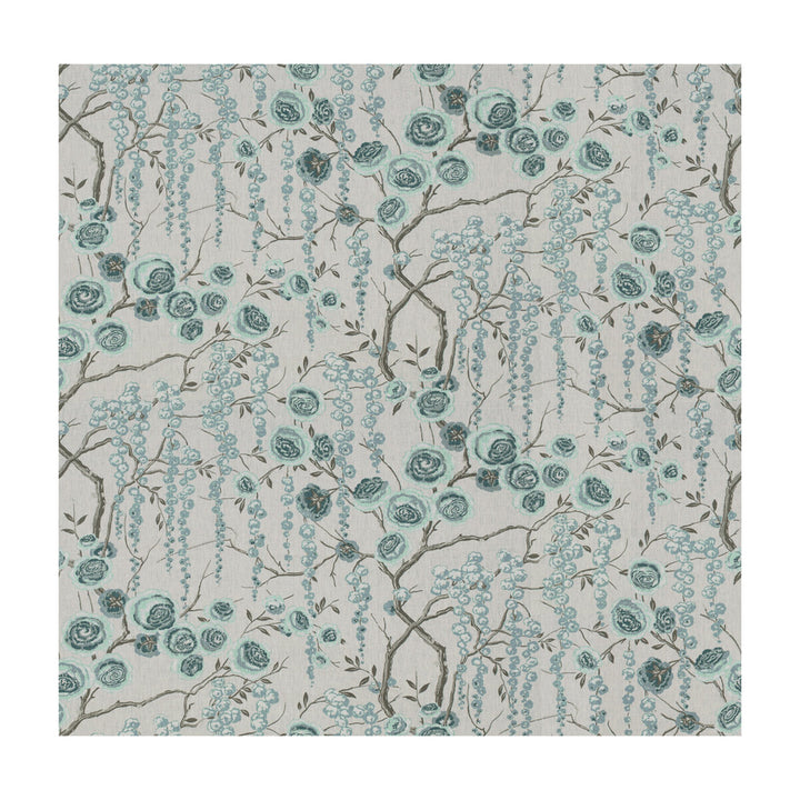 Peonytree Aquamarine by Kravet Basics Fabric Kravet Basics Fabric Peonytree AquamarineFabric SARAH RICHARDSON HARMONY LINEN - 100% China </p><p>Repeat: H: 54.5, V: 27 54.5 - Fabric Carolina -