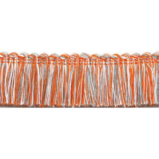 Pergola - Brushed Fringe - Coral by Europatex Designer Fabric Pergola 100% Solution Dyed Acrylic China See Sample Horizontal: N/A and Vertical: N/A 1.50 inches  - Swanky Fabrics -