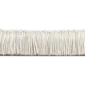 Pergola Brushed Fringe Gray by Europatex Designer Fabric