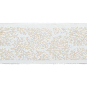 Pergola Coral Tape Nougat by Europatex Designer Fabric