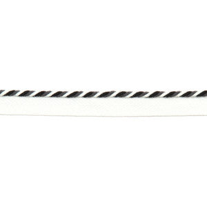 Pergola Micro Cord Black by Europatex Designer Fabric