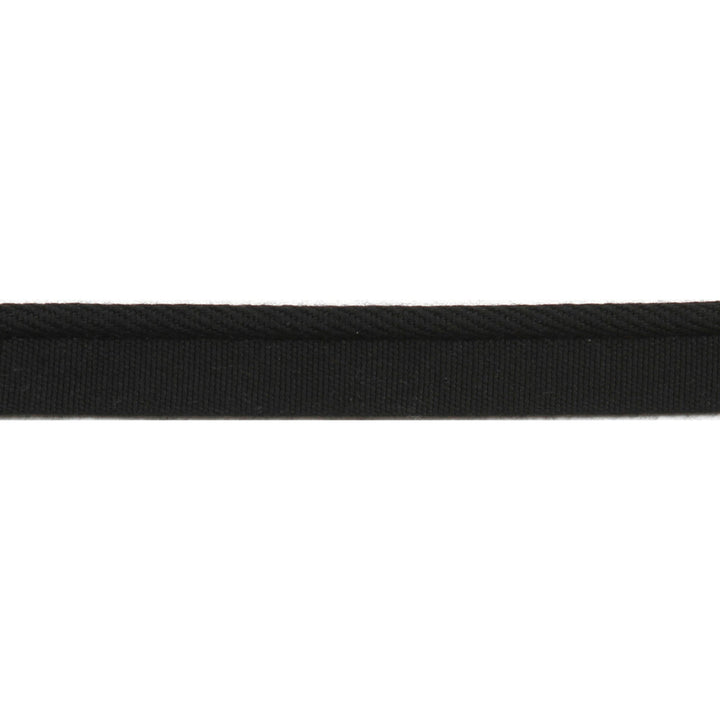 Pergola One Tone Cord Black by Europatex Designer Fabric Pergola 100% Solution Dyed Acrylic 0.25 inches - Swanky Fabrics -