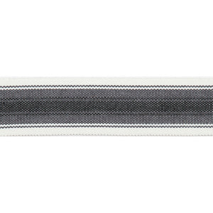 Pergola Striped Tape Black by Europatex Designer Fabric