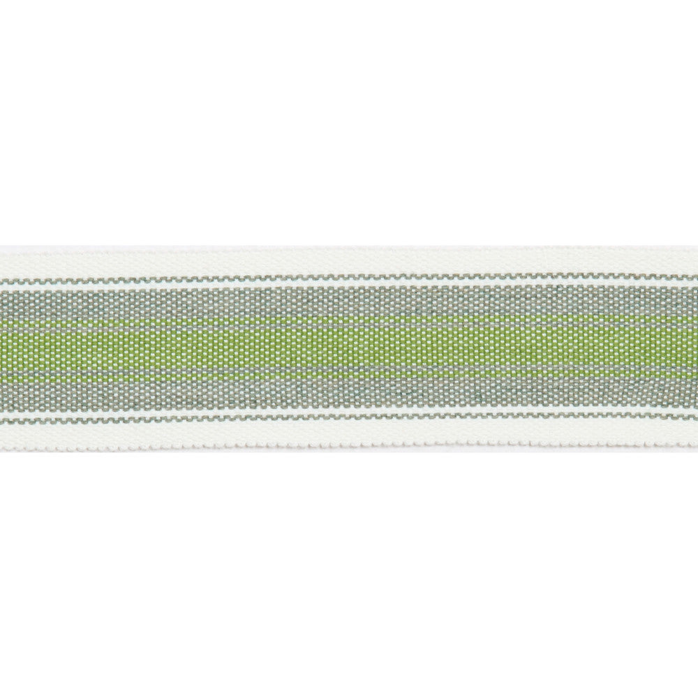 Pergola Striped Tape Lime by Europatex Designer Fabric Pergola 100% Solution Dyed Acrylic 1.50 inches - Swanky Fabrics -