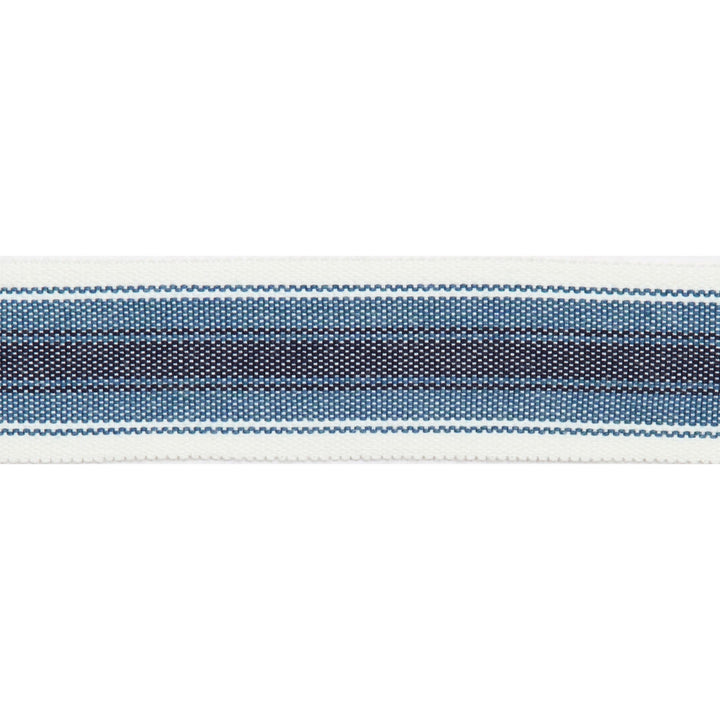 Pergola Striped Tape Marine by Europatex Designer Fabric Pergola 100% Solution Dyed Acrylic 1.50 inches - Swanky Fabrics -