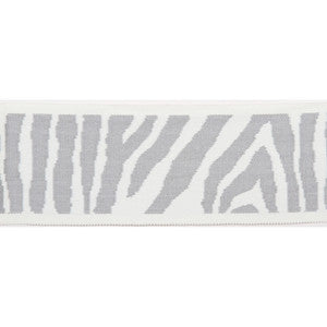 Pergola Zebra Tape Gray by Europatex Designer Fabric