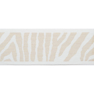 Pergola Zebra Tape Nougat by Europatex Designer Fabric