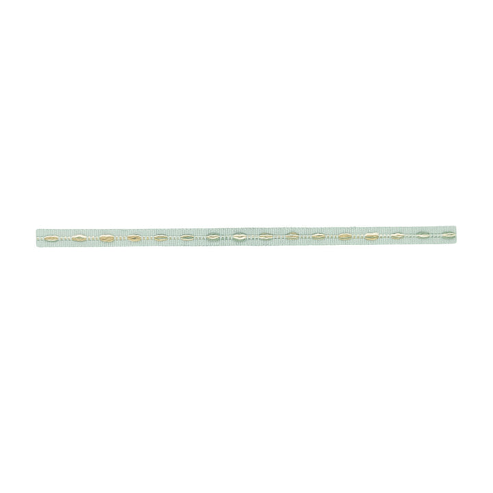 Perth Tape 4 Aqua by Stout Trim Stout Trim Perth Tape 4 AquaTrim NEW TRADITIONS TRIM 100%COT CHINA </p><p>Repeat: H: 0.000, V: 0.000 0.5 in - Fabric Carolina -