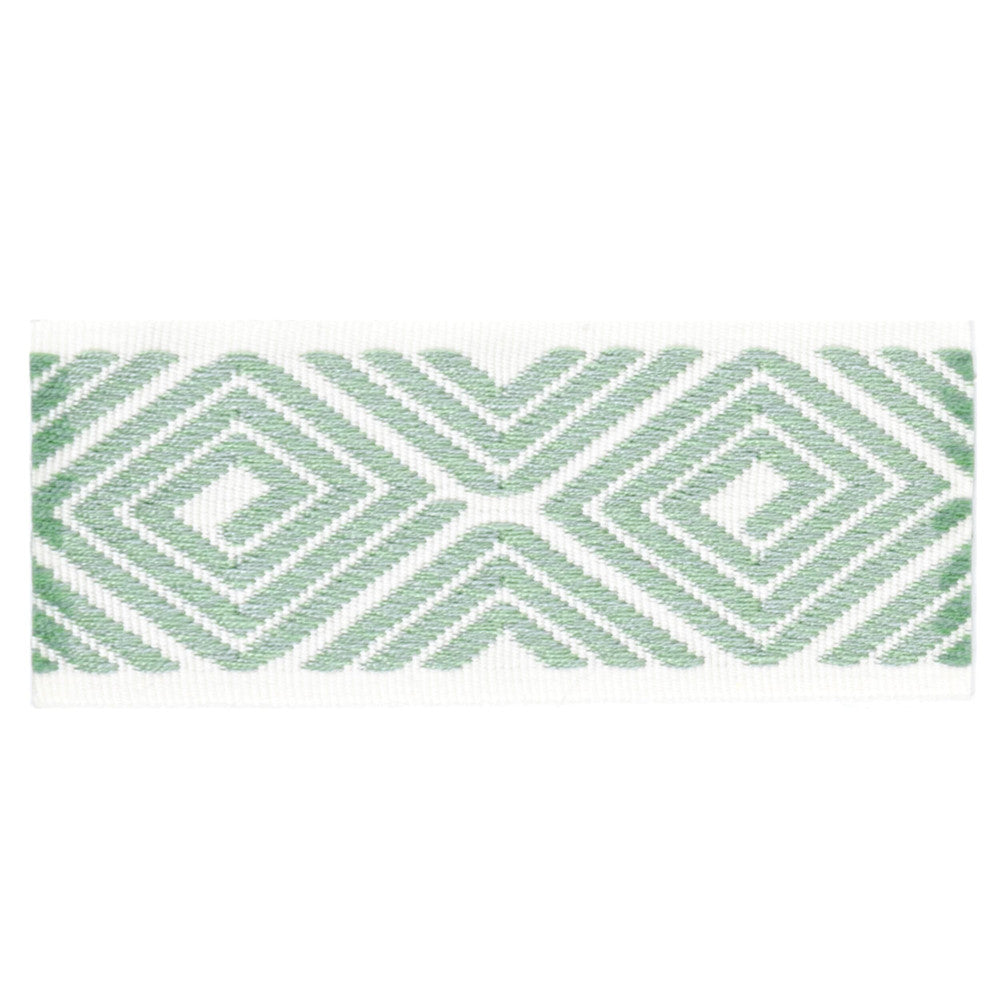Petty 3 Aloe by Stout Trim Stout Trim Petty 3 AloeTrim VISIONS OF COLOR TRIM 83%SVI 17%POL TURKEY </p><p>Repeat: H: 2.250, V: 0.000 1.62 in - Fabric Carolina -
