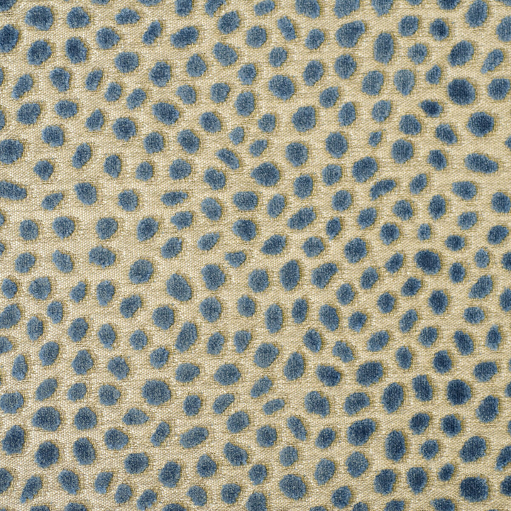 Cosma Blue by Baker Lifestyle Designer Fabric FOXWOOD POLYESTER - 50%;VISCOSE - 50% Belgium HEAVY Horizontal: and Vertical: 53.978 - Swanky Fabrics -