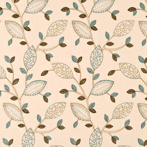 Lauretta Teal/Biscuit PF50142.3.0 By Baker Lifestyle Designer Fabric