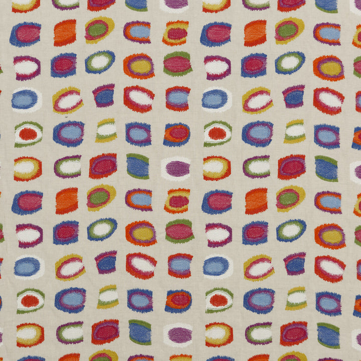 Jamboree Tropical by Baker Lifestyle Designer Fabric CARNIVAL LINEN - 45%;COTTON - 35%;POLYESTER - 20% India - Horizontal: 16.7844 and Vertical: 14.578 50.432 - Swanky Fabrics -