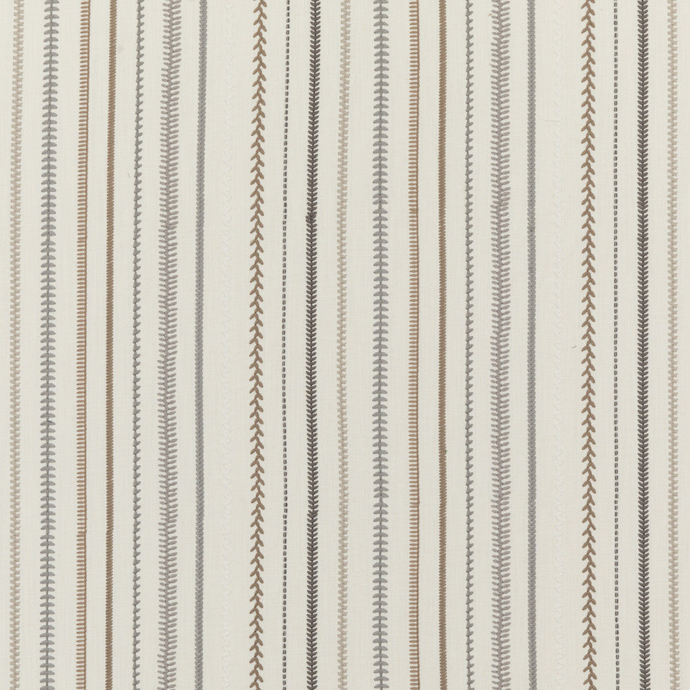 Sintra Stone by Baker Lifestyle Designer Fabric HOMES & GARDENS III POLYESTER - 93%;LINEN - 7% India - Horizontal: 16.942 and Vertical: 0.394 50.038 - Swanky Fabrics -