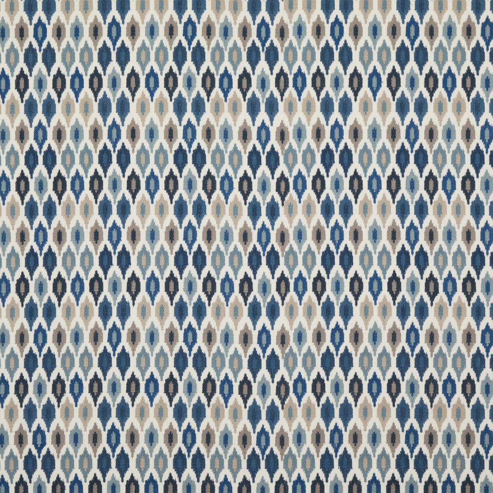 Mazara Indigo by Baker Lifestyle Fabric Baker Lifestyle Fabric Mazara IndigoFabric HOMES & GARDENS III POLYESTER - 93%;LINEN - 7% India </p><p>Repeat: H: 5.516, V: 14.972 50.038 - Fabric Carolina -