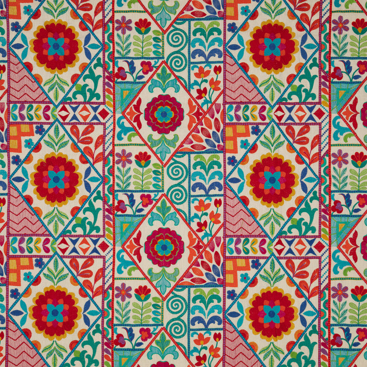 Kahlo Tutti Frutti by Baker Lifestyle Designer Fabric FIESTA LINEN - 70%;POLYESTER - 30% India Horizontal: 24.428 and Vertical: 14.972 48.856 - Swanky Fabrics -