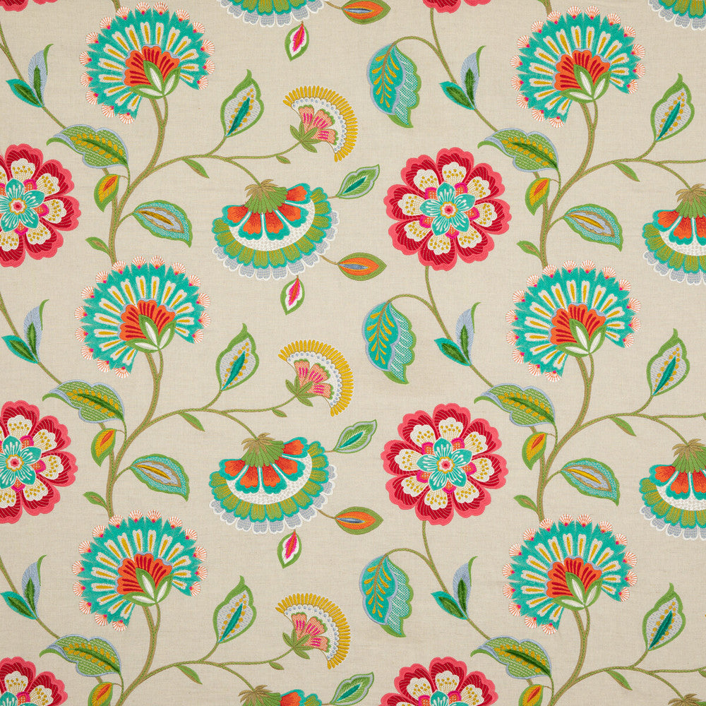 Scentsational Multi by Baker Lifestyle Designer Fabric FIESTA LINEN - 40%;COTTON - 25%;POLYESTER - 20%;VISCOSE - 15% India - Horizontal: 25.216 and Vertical: 14.972 50.432 - Swanky Fabrics -
