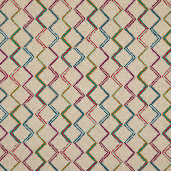 Danza Tutti Frutti by Baker Lifestyle Designer Fabric FIESTA VISCOSE - 79%;LINEN - 14%;POLYESTER - 7% India - Horizontal: 10.244 and Vertical: 15.366 51.22 - Swanky Fabrics -