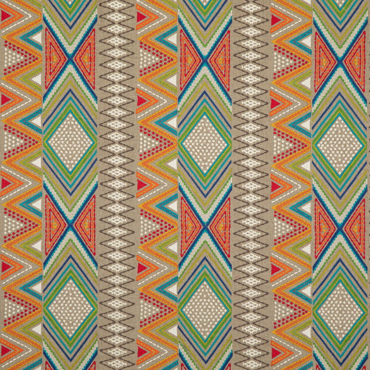 Fiesta Multi by Baker Lifestyle Fabric Baker Lifestyle Fabric Fiesta MultiFabric FIESTA LINEN - 75%;POLYESTER - 25% India </p><p>Repeat: H: 12.214, V: 14.972 48.856 - Fabric Carolina -