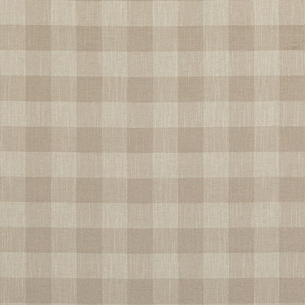 Block Check Stone by Baker Lifestyle Designer Fabric BLOCK WEAVES VISCOSE - 52%;COTTON - 25%;LINEN - 13%;POLYESTER - 10% Belgium MEDIUM Horizontal: 4.5704 and Vertical: 4.728 55.16 - Swanky Fabrics -