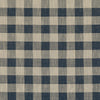 Block Check Indigo by Baker Lifestyle Designer Fabric