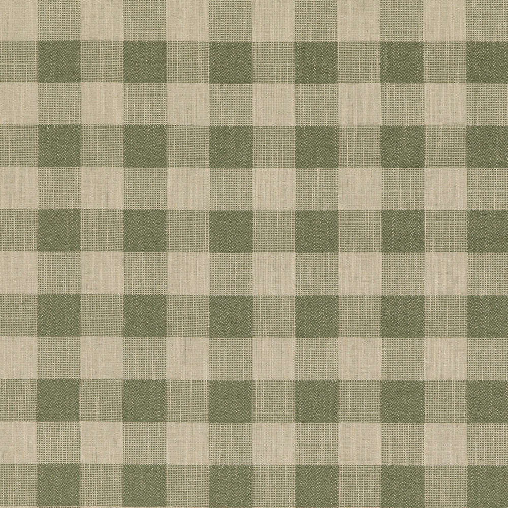 Block Check Green by Baker Lifestyle Fabric Baker Lifestyle Fabric Block Check GreenFabric BLOCK WEAVES VISCOSE - 52%;COTTON - 25%;LINEN - 13%;POLYESTER - 10% Belgium </p><p>Repeat: H: 4.5704, V: 4.728 55.16 - Fabric Carolina -