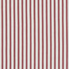 Sherborne Ticking Red by Baker Lifestyle Designer Fabric