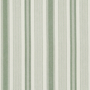 Purbeck Stripe Green by Baker Lifestyle Designer Fabric
