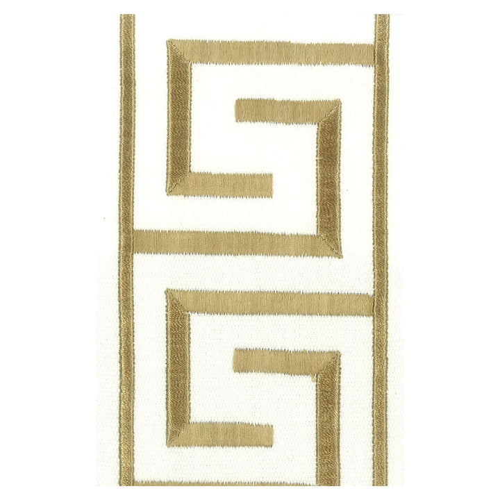 Pharoah 1 Gilt by Stout Designer Trim ILLUMINATION TRIM 100%COT 100%SVT INDIA Horizontal: 3 and Vertical: 0 4 in - Swanky Fabrics -