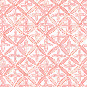 Pinwheel 2 Coral by Aoc Designer Fabric