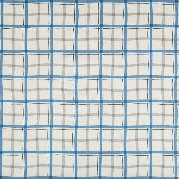Plaiddance Nantucket by Kravet Basics Designer Fabric BERMUDA COTTON - 100% United States MEDIUM Horizontal: 13.5 and Vertical: 13.5 54 - Swanky Fabrics -