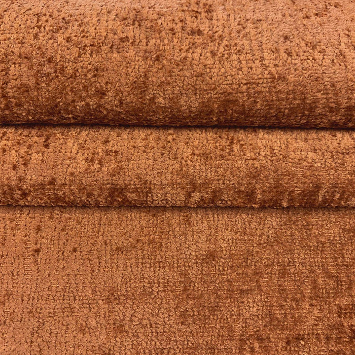 Plush Copper by Magnolia Designer Fabric - 100% Poly China 50,000+ Horizontal: 0 and Vertical: 0 54" - Swanky Fabrics -