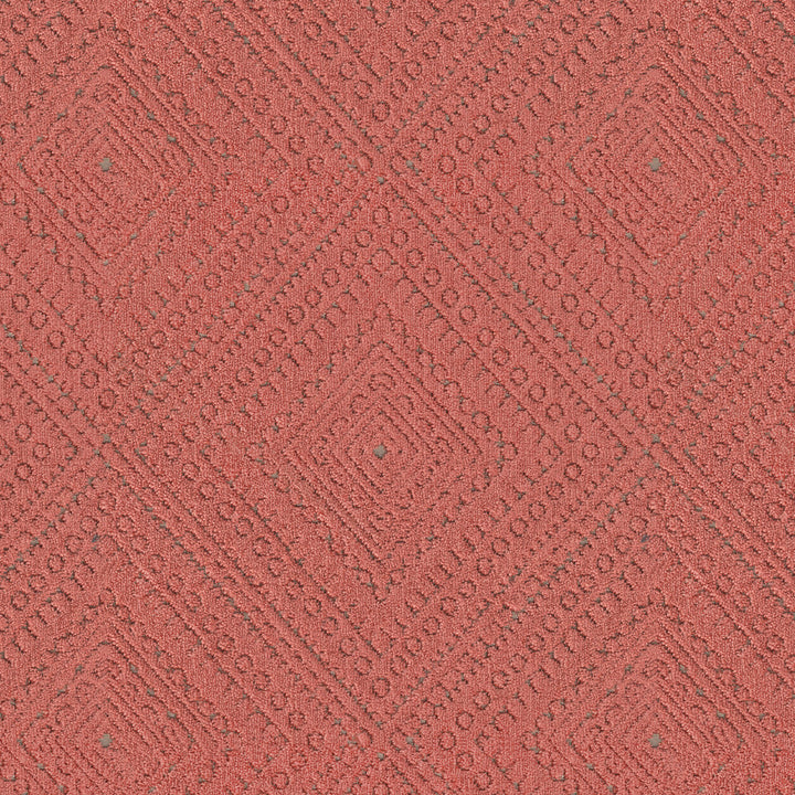POINTE 27J8011 by JF Designer Fabric Color Concepts Coral Sky 55% Polyester, 45% Viscose India  Horizontal: 7.125 and Vertical: 7.75 57  - Swanky Fabrics -