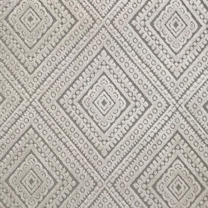 POINTE 95J8001 by JF Designer Fabric Color Concepts Silver Sage 55% Polyester, 45% Viscose India  Horizontal: 7.125 and Vertical: 7.75 57  - Swanky Fabrics -