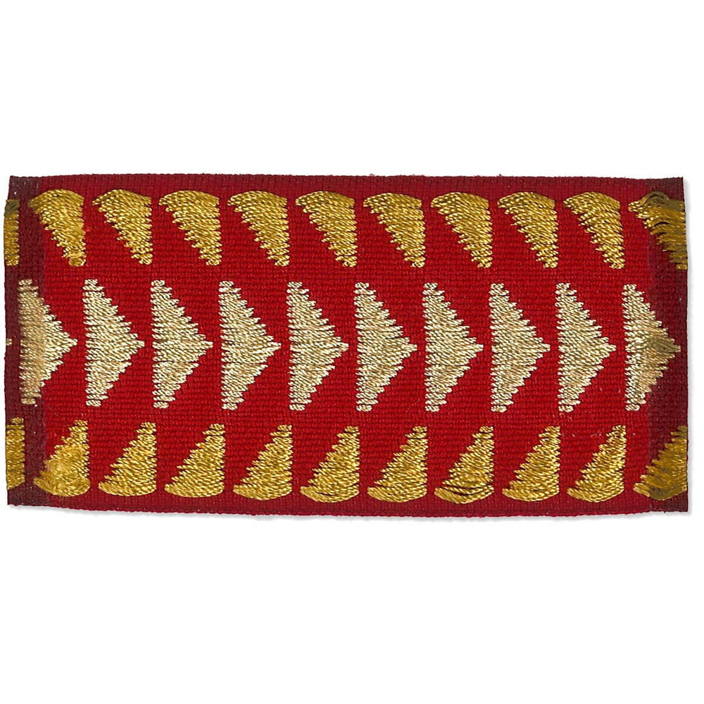 Popular 2 Ruby by Stout Designer Trim NEW WORLD TAPES & BORDERS 100%SVI GERMANY </p><p>Repeat: 0 2 in - Swanky Fabrics -