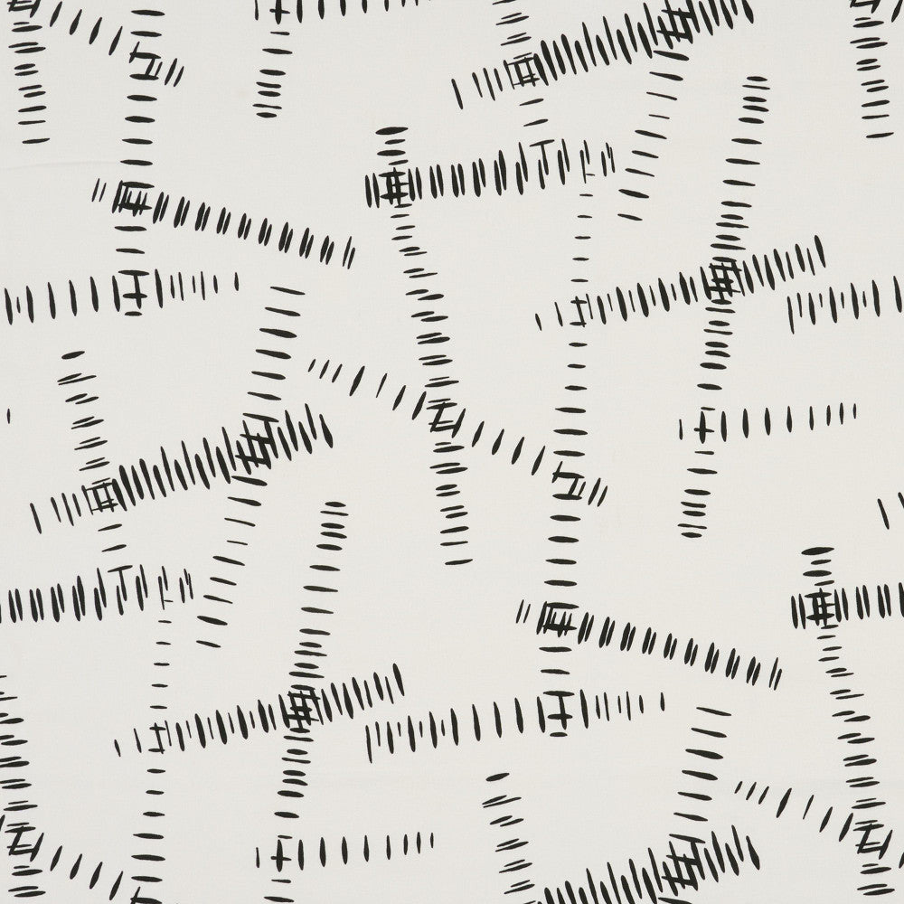 POPULUS 98J9421 by JF Designer Fabric MODERN ART 100% Cotton Spain  Horizontal: 13.5 and Vertical: 27 54  - Swanky Fabrics -