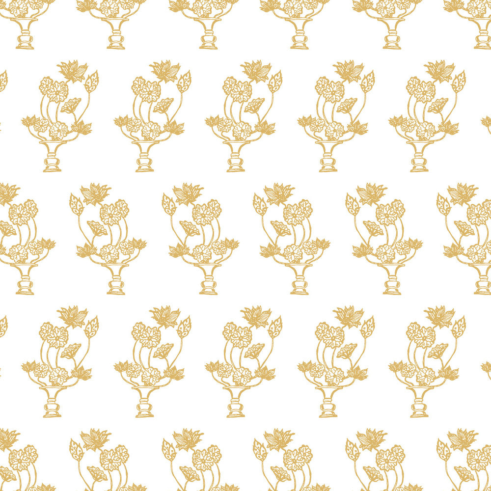 Pots 2 Buttercup by Aoc Designer Fabric THE ART OF COLOR CAPRICORN 53%LIN 35%COT 12%NYL UK MARTINDALE WEAR TEST (20 000 CIRCULAR RUBS) Horizontal: 10.750 and Vertical: 14.500 55 in - Swanky Fabrics -
