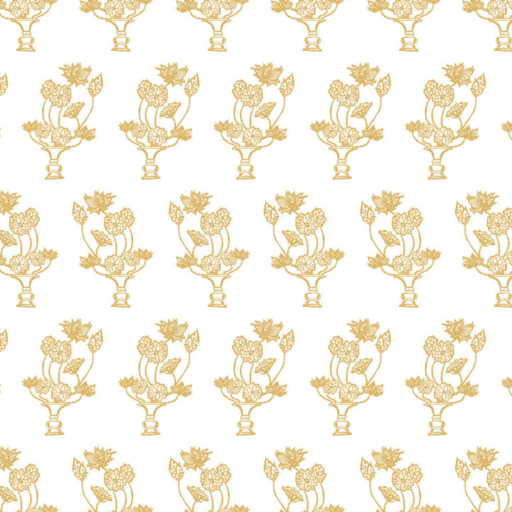 Pots 2 Buttercup by Aoc Designer Fabric THE ART OF COLOR CAPRICORN 53%LIN 35%COT 12%NYL UK MARTINDALE WEAR TEST (20 000 CIRCULAR RUBS) Horizontal: 10.750 and Vertical: 14.500 55 in - Swanky Fabrics -