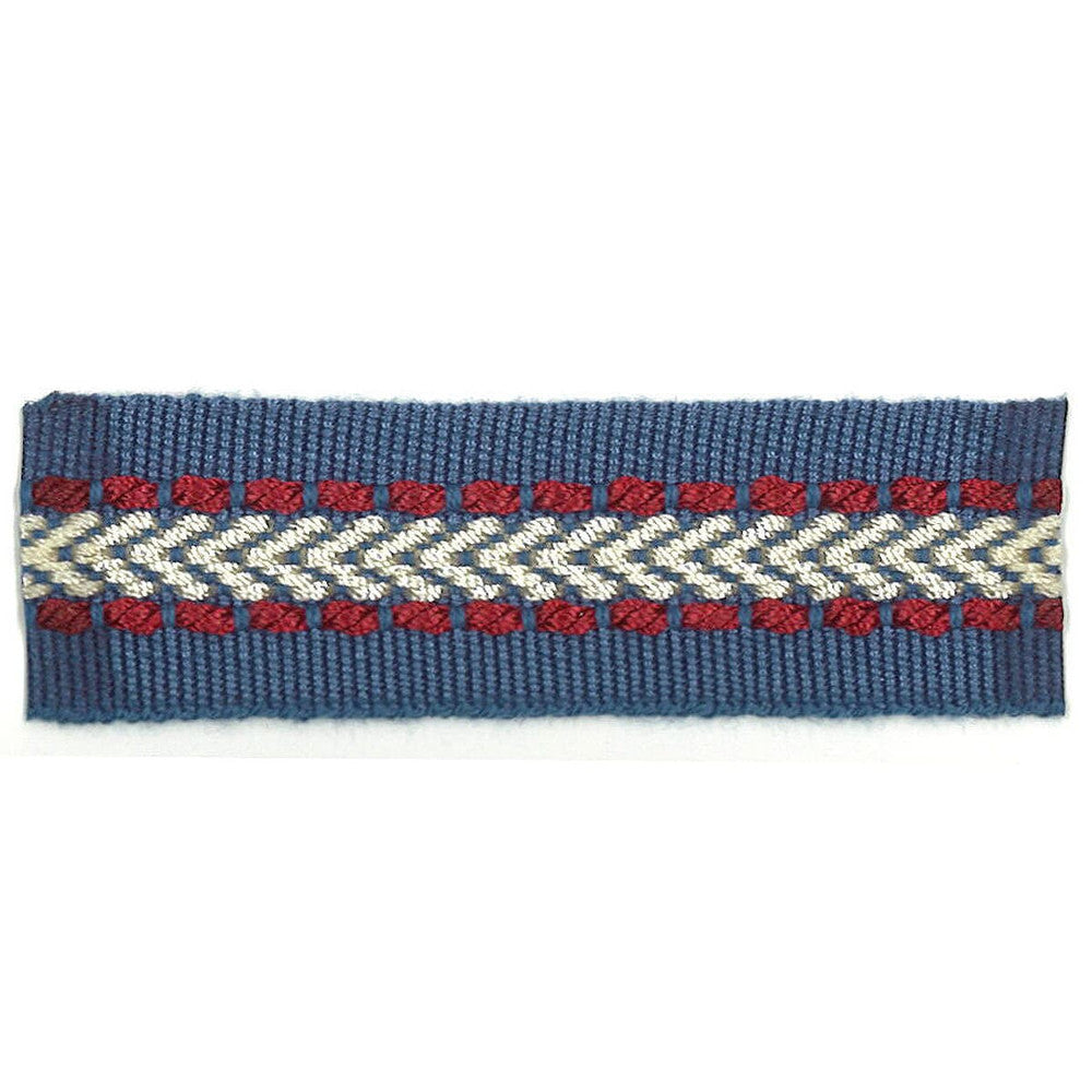 Potter 19 Americana by Stout Designer Trim ART OF DESIGN TRIM-2 TAPES 100%SVI CHINA </p><p>Repeat: 0 1 in - Swanky Fabrics -